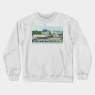 Tenby Harbour, Wales Crewneck Sweatshirt